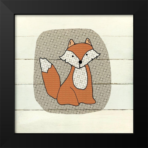 Woodland Black Modern Wood Framed Art Print by Robinson, Carol