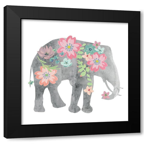 Girls Love Black Modern Wood Framed Art Print by Robinson, Carol