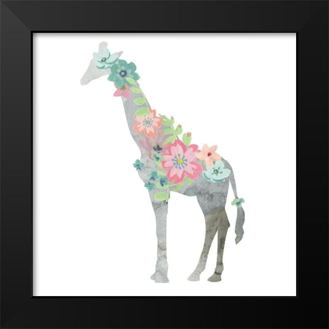 Girls Love Black Modern Wood Framed Art Print by Robinson, Carol