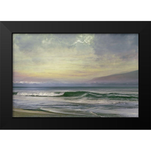 Our View Black Modern Wood Framed Art Print by Calascibetta, Mike