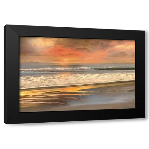 Days End Black Modern Wood Framed Art Print by Calascibetta, Mike
