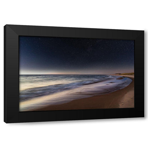 Magic Light Black Modern Wood Framed Art Print by Delimont, Danita