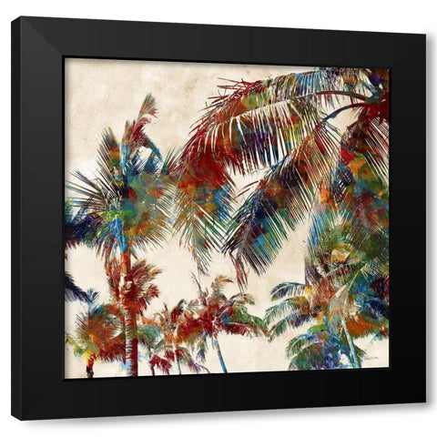 Tropical Punch II Black Modern Wood Framed Art Print by Craven, Katrina