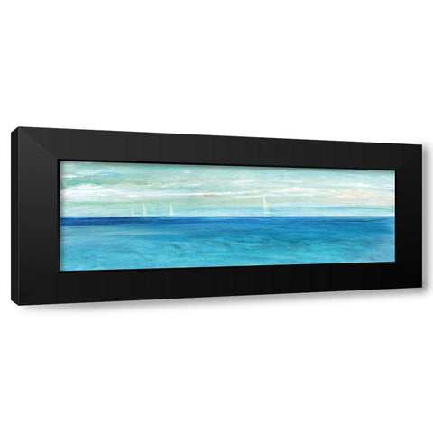 St. Maarten Black Modern Wood Framed Art Print by Jill, Susan