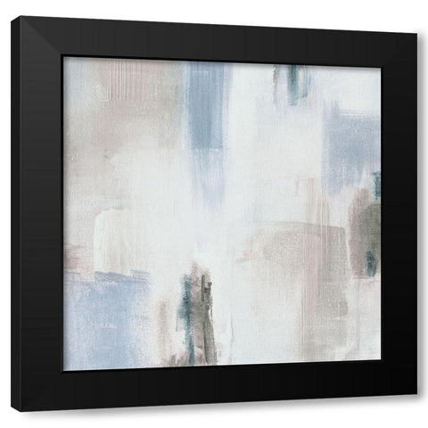 Morning Lake I Black Modern Wood Framed Art Print with Double Matting by Jill, Susan