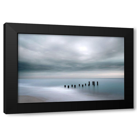 Cape May Black Modern Wood Framed Art Print with Double Matting by Delimont, Danita