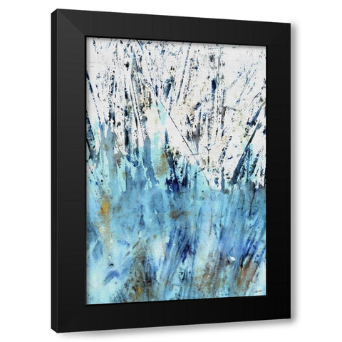 Waters Edge I Black Modern Wood Framed Art Print by Butler, John