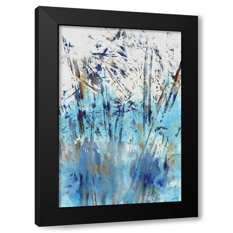 Waters Edge II Black Modern Wood Framed Art Print by Butler, John