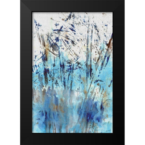 Waters Edge II Black Modern Wood Framed Art Print by Butler, John