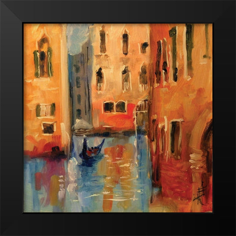 Venice II Black Modern Wood Framed Art Print by Farrall Doyle, Anne