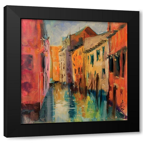 Venice III Black Modern Wood Framed Art Print by Farrall Doyle, Anne