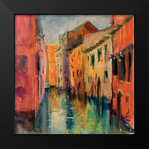 Venice III Black Modern Wood Framed Art Print by Farrall Doyle, Anne