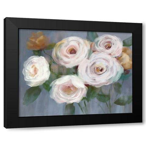 Magical Bouquet Black Modern Wood Framed Art Print by Nan