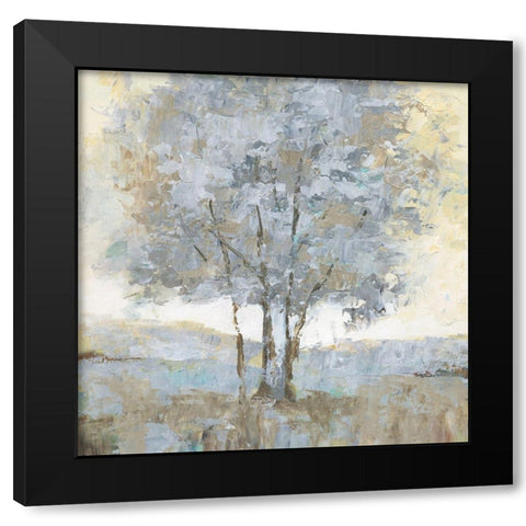 Soft Sentinel I Black Modern Wood Framed Art Print with Double Matting by Nan