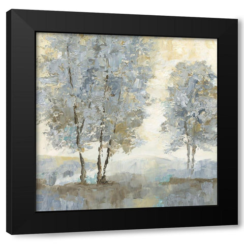 Soft Sentinel II Black Modern Wood Framed Art Print with Double Matting by Nan