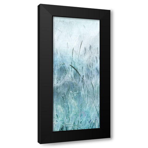 Blue Field Forever Black Modern Wood Framed Art Print with Double Matting by Weisz, Irene