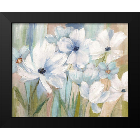 Spring Day Black Modern Wood Framed Art Print by Nan