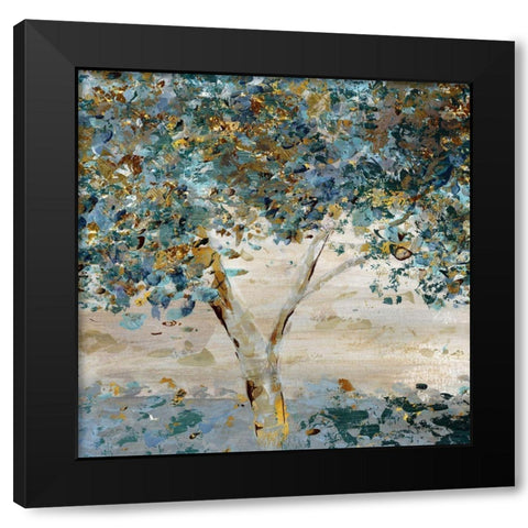 Hint of Twilight Black Modern Wood Framed Art Print with Double Matting by Craven, Katrina