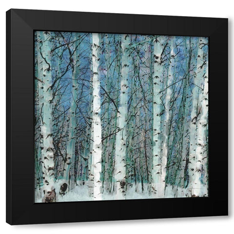 Birchgrove Black Modern Wood Framed Art Print with Double Matting by Burghardt, James