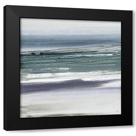 Sahara II Black Modern Wood Framed Art Print by Jill, Susan
