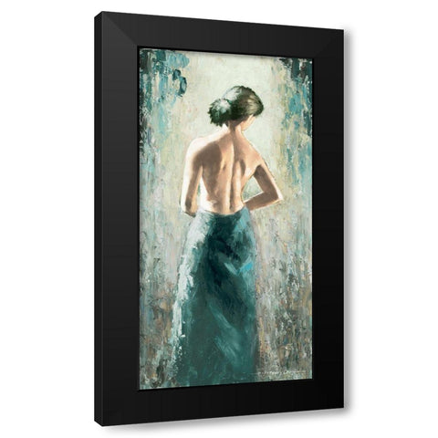 Demure II Black Modern Wood Framed Art Print with Double Matting by Orme, E. Anthony
