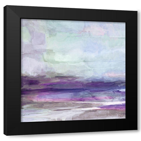 Violet Gray I Black Modern Wood Framed Art Print by Butler, John