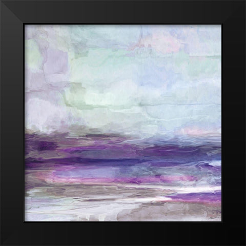 Violet Gray I Black Modern Wood Framed Art Print by Butler, John