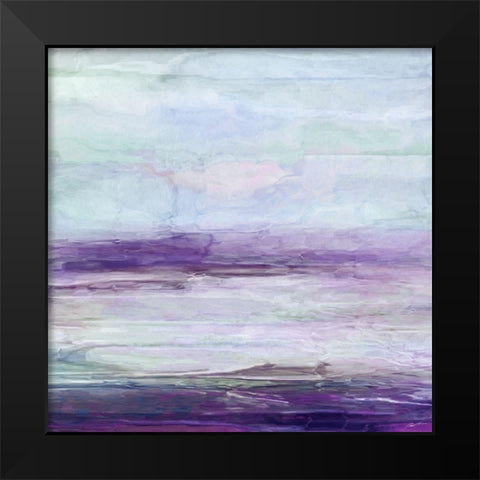 Violet Gray II Black Modern Wood Framed Art Print by Butler, John