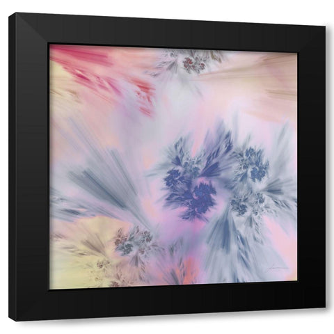 Whisper IV Black Modern Wood Framed Art Print with Double Matting by Burghardt, James