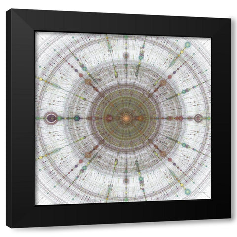 Origin Black Modern Wood Framed Art Print by Burghardt, James