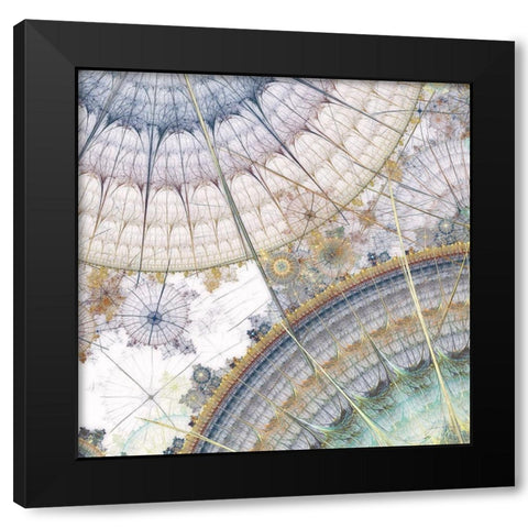Clockworks I Black Modern Wood Framed Art Print by Burghardt, James