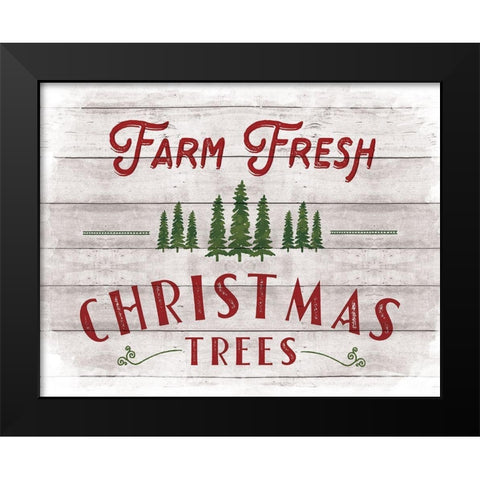 Farm Fresh Black Modern Wood Framed Art Print by Murray, Amanda