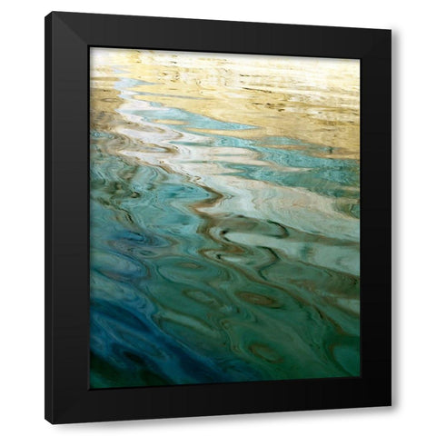 Ethereal Lake Black Modern Wood Framed Art Print with Double Matting by Delimont, Danita
