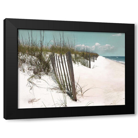 Cape Beach Black Modern Wood Framed Art Print with Double Matting by Nan