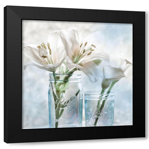Ball Mason Lily II Black Modern Wood Framed Art Print by Weisz, Irene