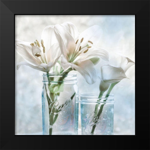 Ball Mason Lily II Black Modern Wood Framed Art Print by Weisz, Irene