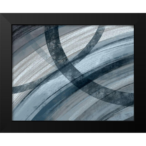 Sectional Centric Black Modern Wood Framed Art Print by Nan