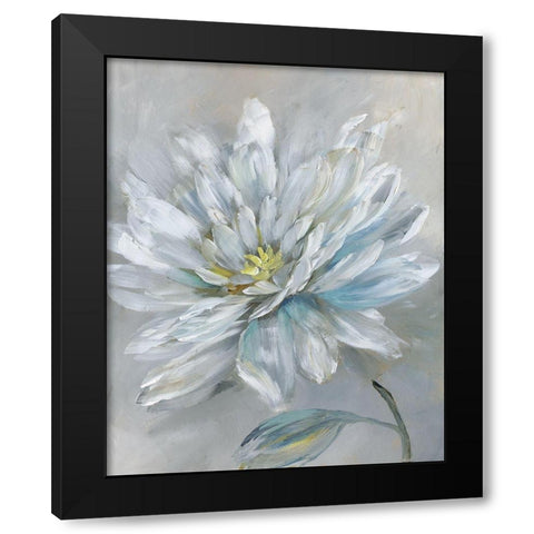 Simple Flower III Black Modern Wood Framed Art Print by Nan