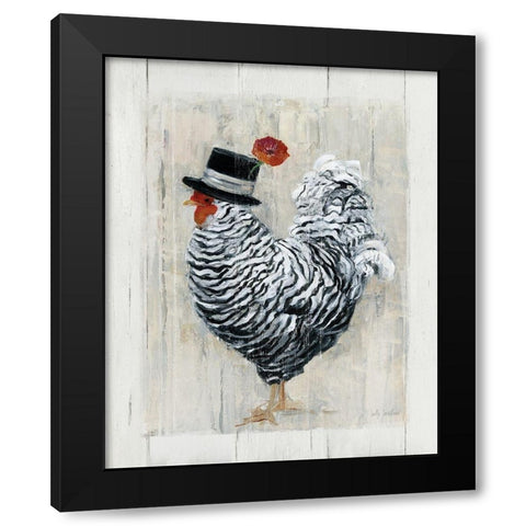 Sunday Best Black Modern Wood Framed Art Print with Double Matting by Swatland, Sally