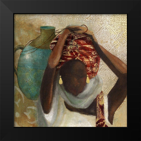 Beauty of Africa Black Modern Wood Framed Art Print by Robinson, Carol