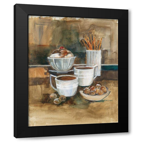 Sweet Cravings II Black Modern Wood Framed Art Print with Double Matting by Oesterle, Roz