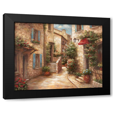 Italiano Villagio I Black Modern Wood Framed Art Print with Double Matting by Nan