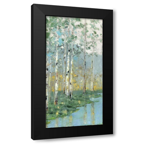 Birch Black Modern Wood Framed Art Print with Double Matting by Swatland, Sally