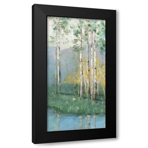 Birch Black Modern Wood Framed Art Print with Double Matting by Swatland, Sally