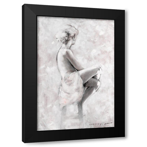 Soft Rhapsody I Black Modern Wood Framed Art Print by Orme, E. Anthony