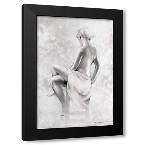 Soft Rhapsody II Black Modern Wood Framed Art Print by Orme, E. Anthony