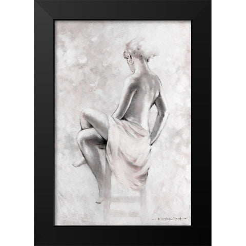 Soft Rhapsody II Black Modern Wood Framed Art Print by Orme, E. Anthony