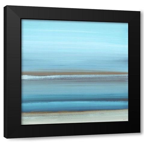 By the Sea I Black Modern Wood Framed Art Print by Butler, John