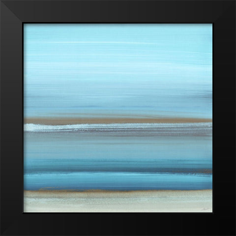 By the Sea I Black Modern Wood Framed Art Print by Butler, John