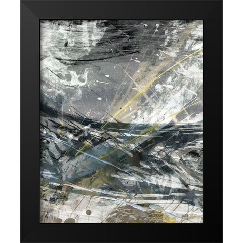White Noise II Black Modern Wood Framed Art Print by Butler, John